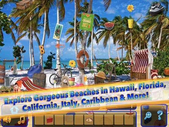 Hidden Object Summer Beach Vacation Spy Objects screenshot 3