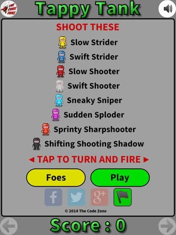 Tappy Tank Free screenshot 2