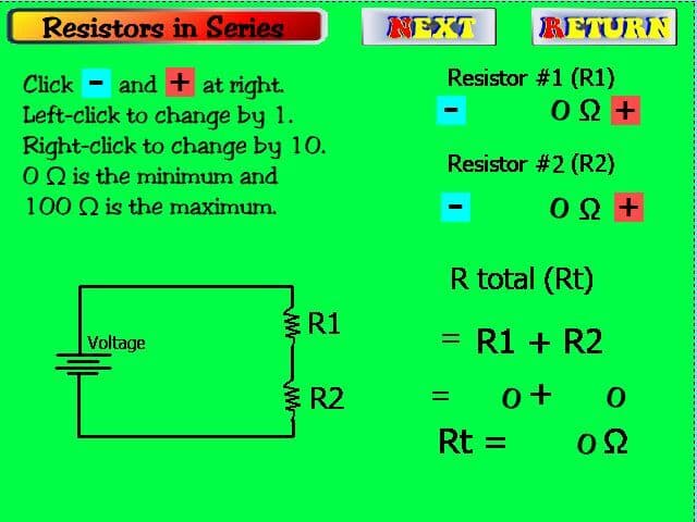Learning Electronics - Resisitors & Capacitors screenshot 3