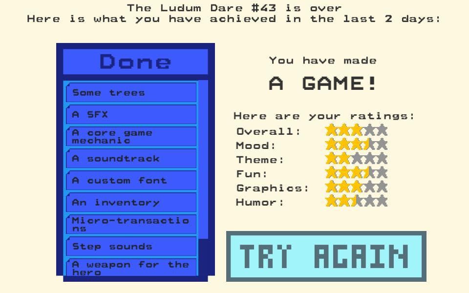 Ludum Dare: The Game (Maître Pantoufle)