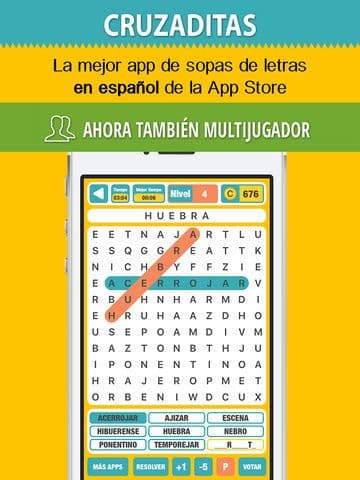 Cruzaditas - Sopas de Letras Multijugador screenshot 2