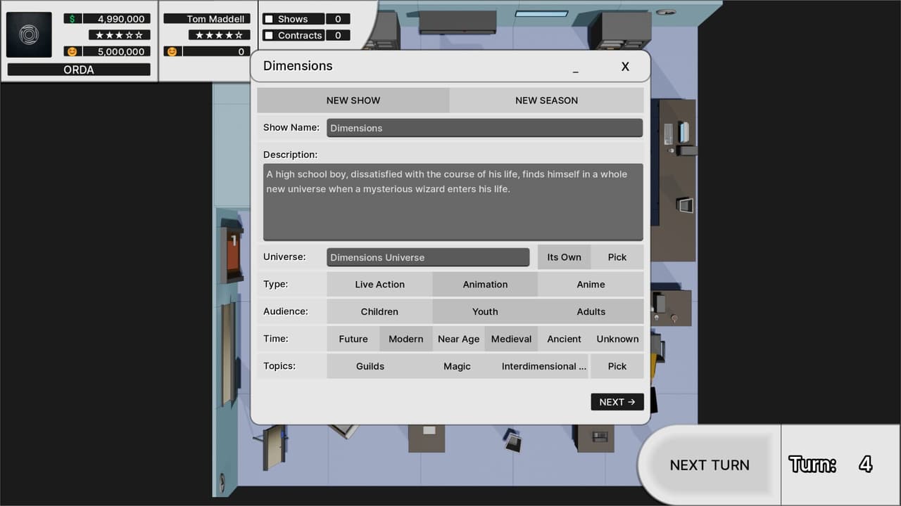 TV Show Tycoon screenshot 3