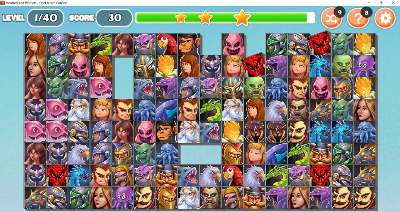 Monsters and Warriors - Onet Match Connect (itch) screenshot 4