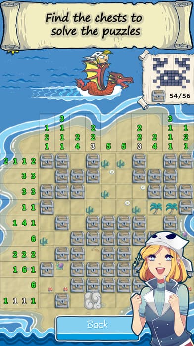 Puzzle Cross Pirates - Nonograms adventures screenshot 2