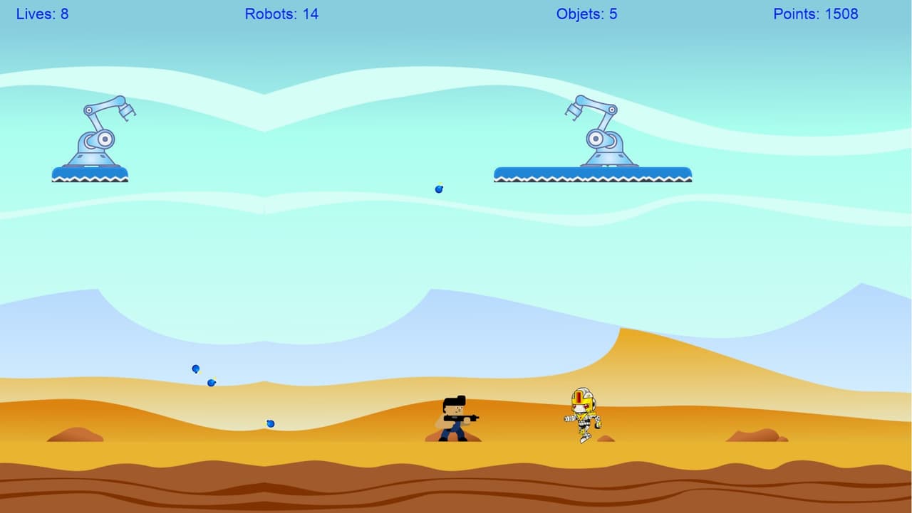 Cabezurrio vs Robots screenshot 3