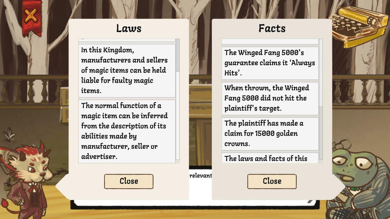 The Jurist, Prudence screenshot 3
