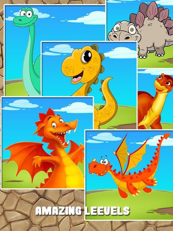 Dinosaur Slide Puzzle For Kids