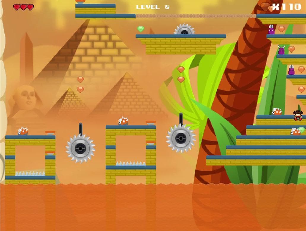 Lava Rolling Kid (itch) screenshot 2