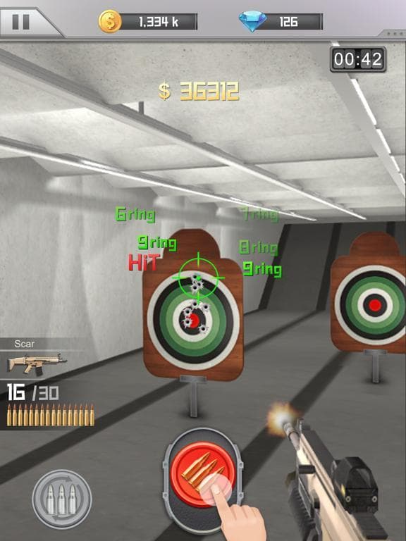 Idle Gun Range: Merge n Shoot! screenshot 5