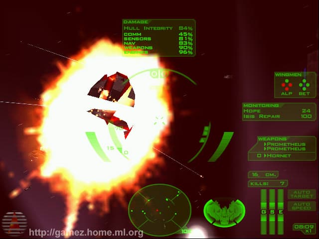 Descent: FreeSpace – The Great War (1998) screenshot 4