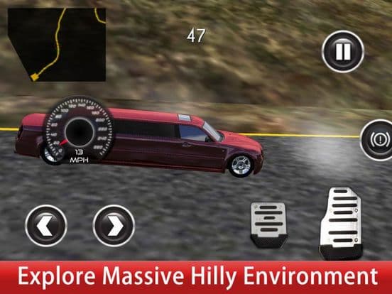 Limo Taxi Mountains Road 3D screenshot 3