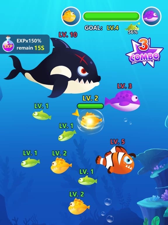 Ocean Fish Evolution screenshot 3
