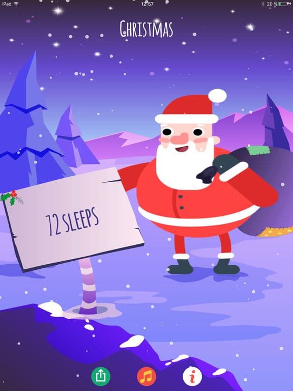 Sleeps to Xmas Santa Countdown screenshot 2