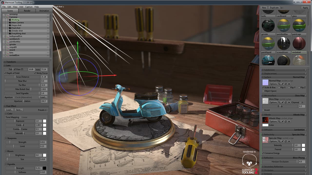 Marmoset Toolbag 2 screenshot 5
