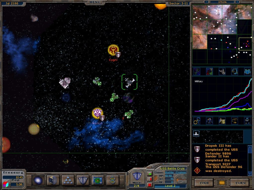 Galactic Civilizations (2003) screenshot 3
