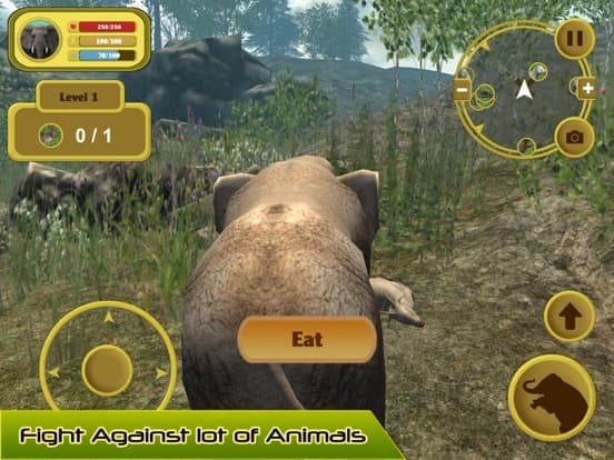 Wild Elephant Simulator 3D screenshot 5