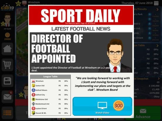 Club Soccer Director 2019 screenshot 5