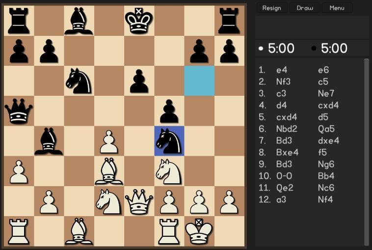 Blindfold Chess Trainer screenshot 3