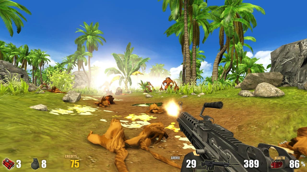 Action Alien: Tropical Mayhem screenshot 5