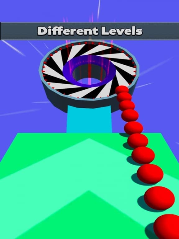 Round Hit Helix Ball screenshot 2