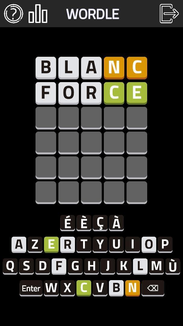 Wordle français screenshot 3