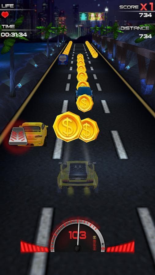 Dark Racer 3D screenshot 2