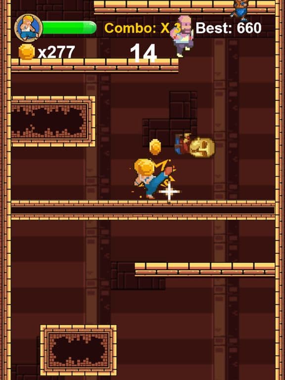 Dungeon Fighter - 8 Bit Endless Kung Fu Fighting Game screenshot 5
