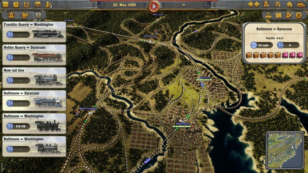 Railway Empire + Railway Empire - Down Under screenshot 6