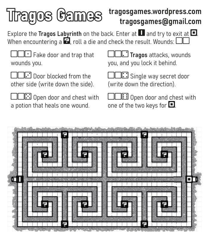 Tragos Games Business Card