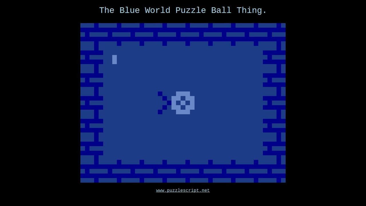 The Blue World Puzzle Ball Thing.