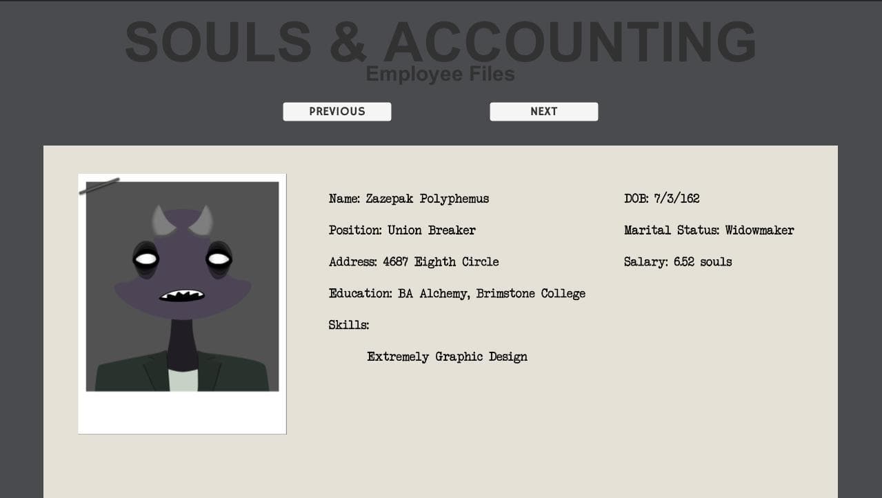 Souls & Accounting: Employee Files screenshot 3