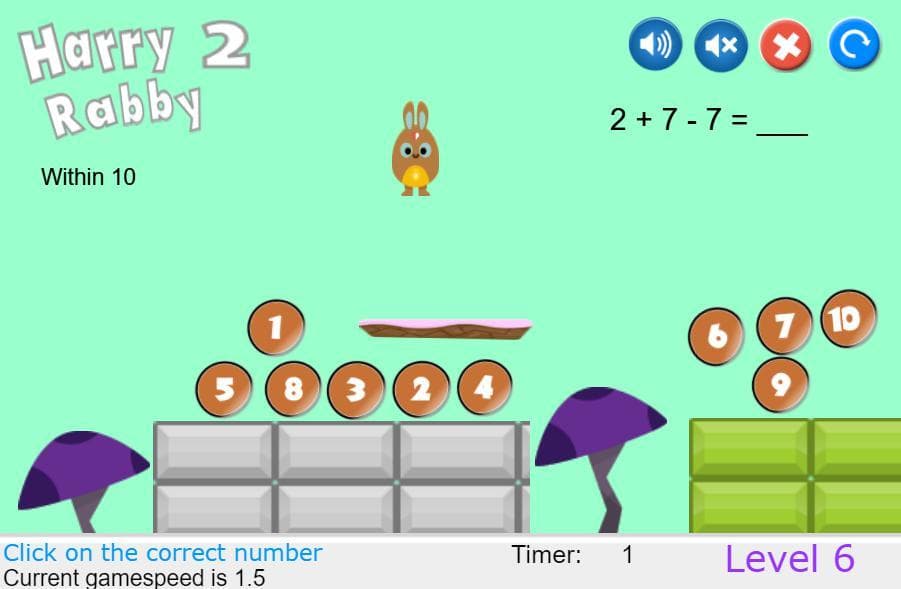HarryRabby2 Add & Subtract 3 numbers FULL version screenshot 5