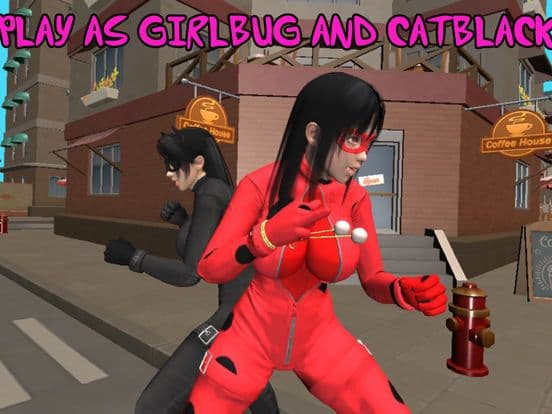 Miraculous Girlbug & Cat Black screenshot 2