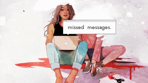 missed messages. screenshot 2