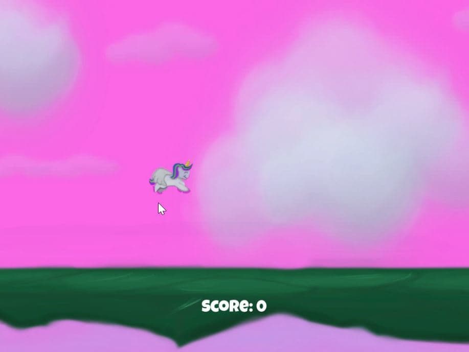 Flappy Rainbow Unicorn screenshot 2