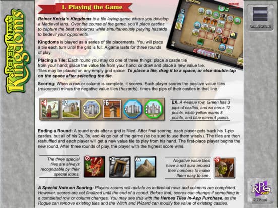 Reiner Knizias Kingdoms screenshot 3