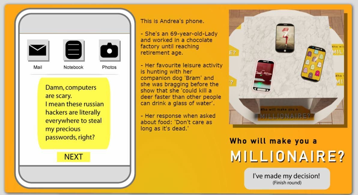 Who will make you a Millionaire?