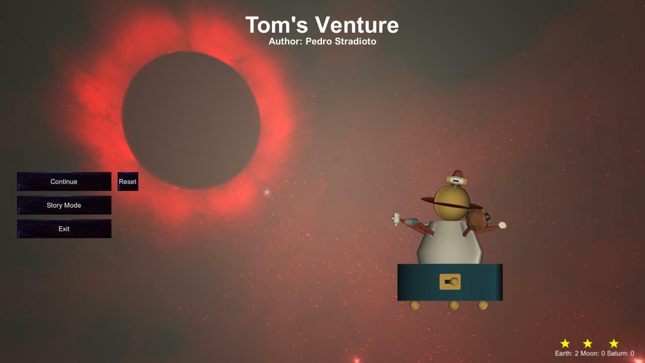 Tom´s venture - Asteroids - Study Project screenshot 2