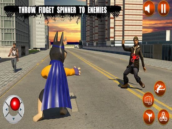 Flying Dog Hero Crime City screenshot 2