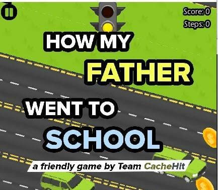 How my father went to school