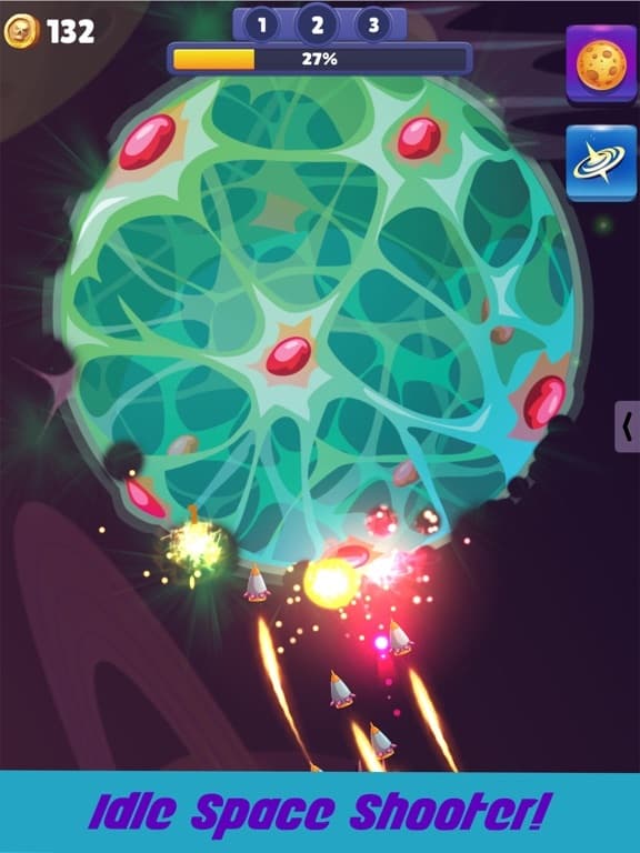 Idle Planet: Space Tap Shooter screenshot 4
