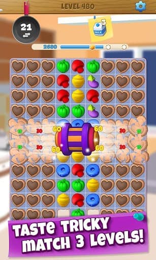 Wonder Chef: Match-3 Puzzle Game screenshot 4