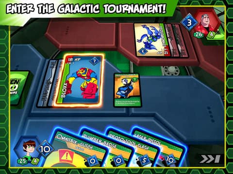 Ben 10 Slammers – Galactic Alien Collectible Card Battle Game screenshot 2