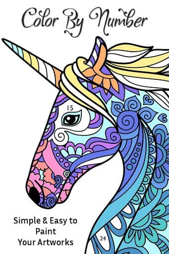 Color by Number New Coloring Book screenshot 2