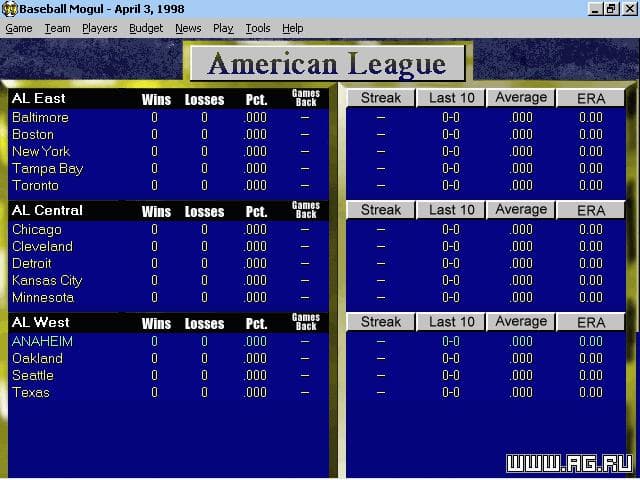 Baseball Mogul 99