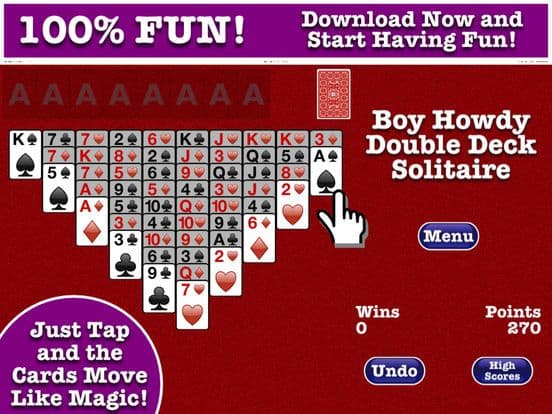 Double Deck Solitaire screenshot 2