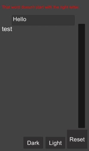 Word Chain (Theumske) screenshot 3