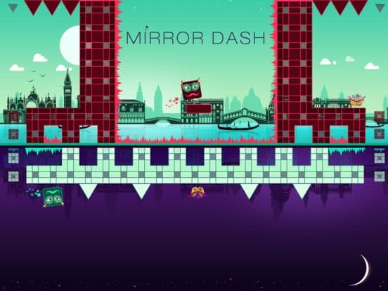 Mirror Dash FREE - Mesmerizing Mirrored Odyssey screenshot 2