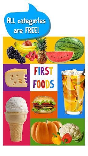 First Words for Baby: Foods screenshot 2