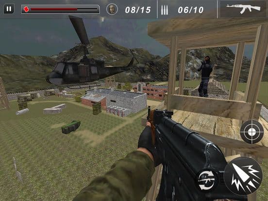 Real Combat Action Gunship Battlefront 3d Free screenshot 4